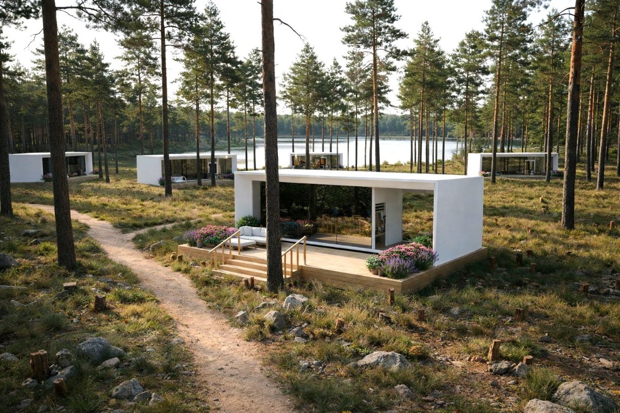 Модульные зоны отдыха и глэмпинг, Казахстан Unimodule